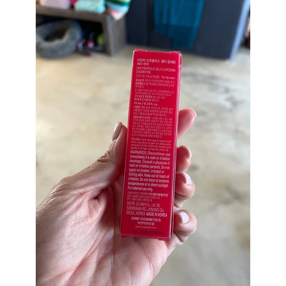 CNP Laboratory Propolis Jelly Lipcerin Cherry Pie Korean Skincare 10ml K-Beauty